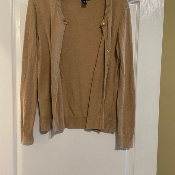 Gap Women’s Tan Button Up Cardigan Size M - Picture 4 of 4